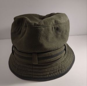 Vintage Betmar New York Women's Olive Green Futura Suede  Bucket Hat OS